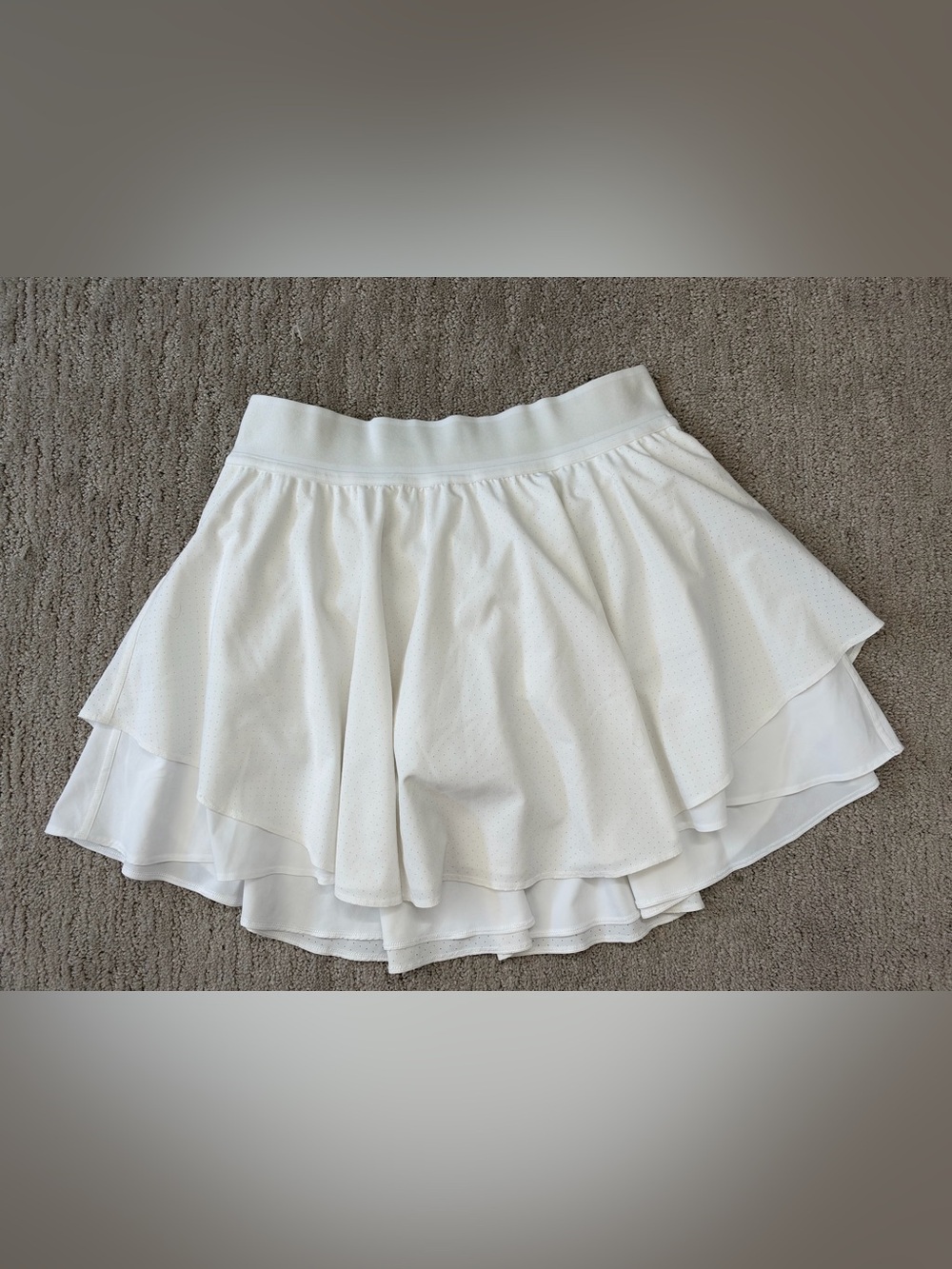 Lululemon Court Rival White Skirt